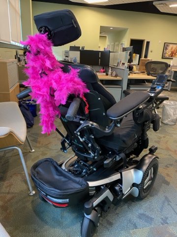 full picture of new power chair
